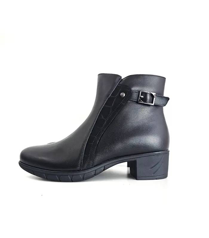 Perfil botines Treintas mujer con hebilla lateral