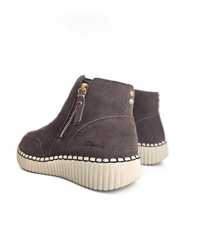 Vista trasera botines Skechers Weekend Crush mujer