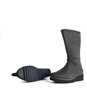 Suela antideslizante botas Treintas mujer cuña
