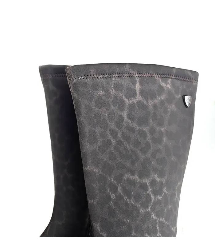 Detalle animal print botas Treintas mujer cuña