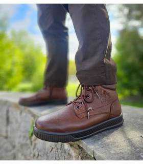 Botas G Comfort A-954 hombre de piel anchas de hombre puestas