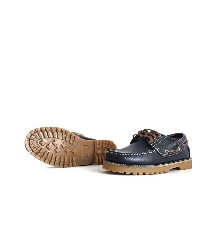 Suela dentada náuticos Leyland hombre azul marino