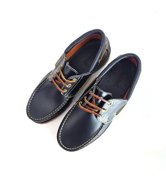 Vista superior náuticos hombre invierno azul marino
