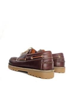 Vista trasera náuticos hombre invierno Leyland marrón