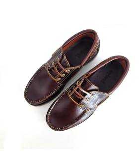 Vista superior náuticos Leyland hombre piel marrón