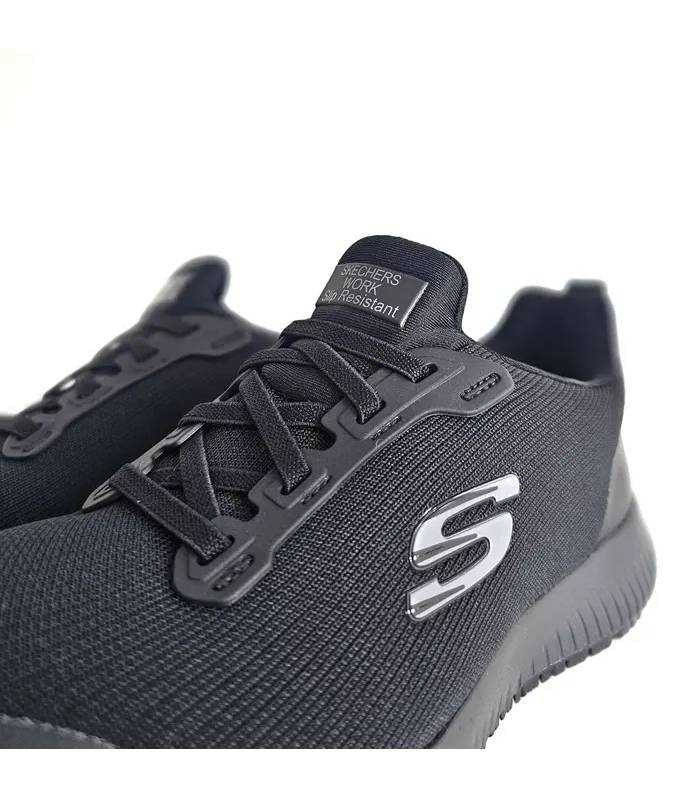 Detalle zapatillas antideslizantes mujer Skechers Work Squad SR