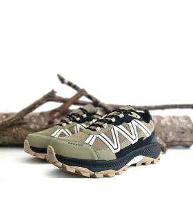 Vista frontal zapatillas trekking hombre waterproof Paredes