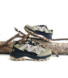 Zapatillas trekking hombre impermeables Paredes Aldai perfil
