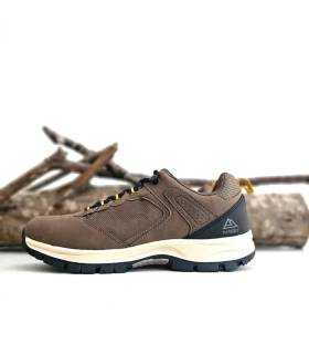Zapatillas trekking hombre Paredes Elizmendi marrón vista lateral