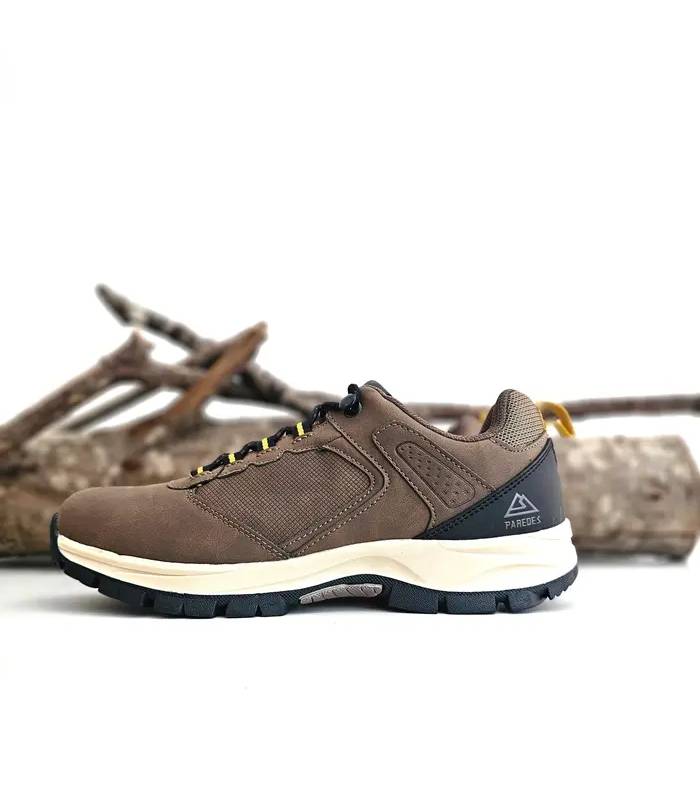 Zapatillas trekking hombre Paredes Elizmendi marrón vista lateral