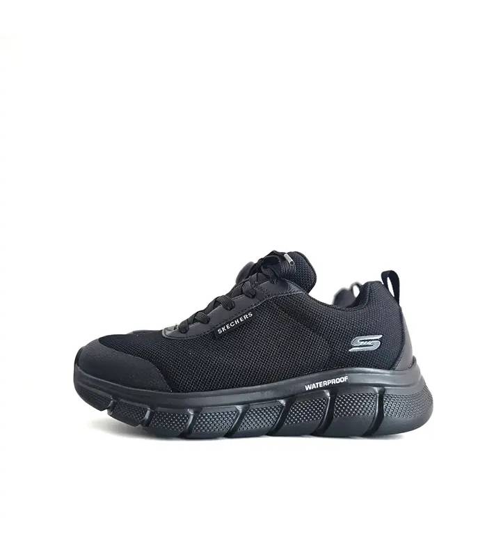 Perfil Skechers hombre waterproof negras BOBS Rainy Edge