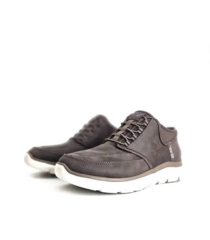 Skechers Summits Siegul hombre marrón talón Hands Free Slip-ins