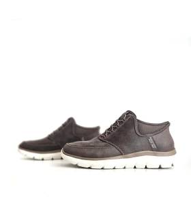 Skechers Slip-ins hombre Summits Siegul marrón vista lateral
