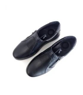 zapatos Vicmart mujer piel negros vista superior