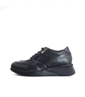 zapatos Vicmart mujer negros perfil lateral