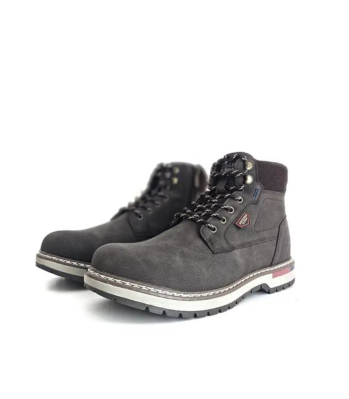 botas Dockers hombre grises casual vista frontal