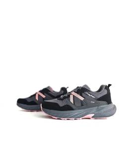 zapatillas senderismo mujer J'hayber negras perfil