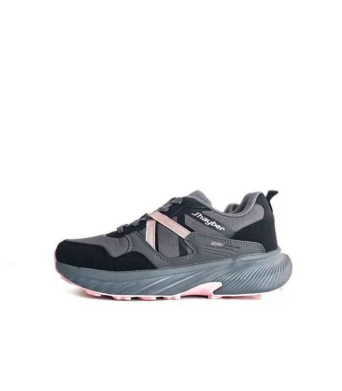 zapatillas trekking mujer J'hayber Tesia negras perfil