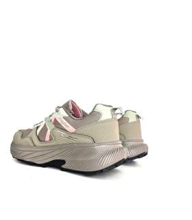 zapatillas montaña mujer J'hayber Tesia camel vista trasera