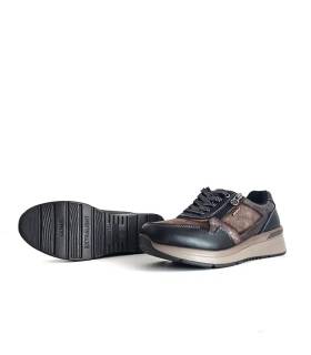Suela zapatos Treintas mujer impermeables marrón