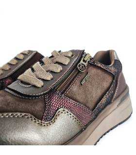 Detalle cremallera zapatos mujer impermeables Treintas
