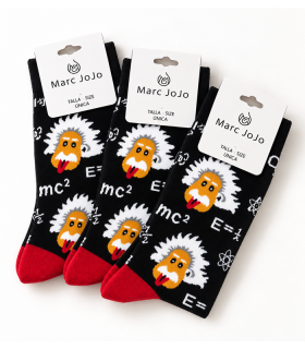 Tres pares calcetines Albert Einstein Marc JoJo