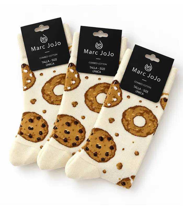 Tres pares calcetines de galletas Marc JoJo
