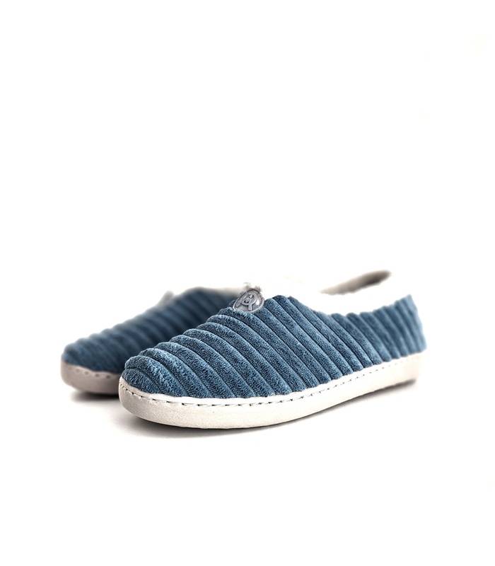 zapatillas casa mujer invierno Garrido Muro azules