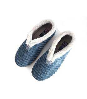 calzado cómodo mujer invierno azul, vista superior