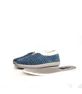 zapatillas mujer plantilla extraíble azules