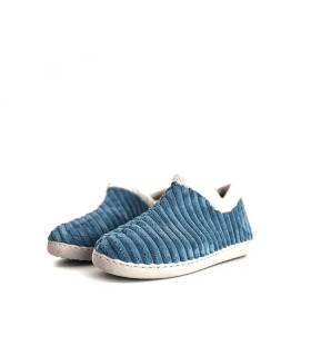 zapatillas casa mujer botita azul Gema García