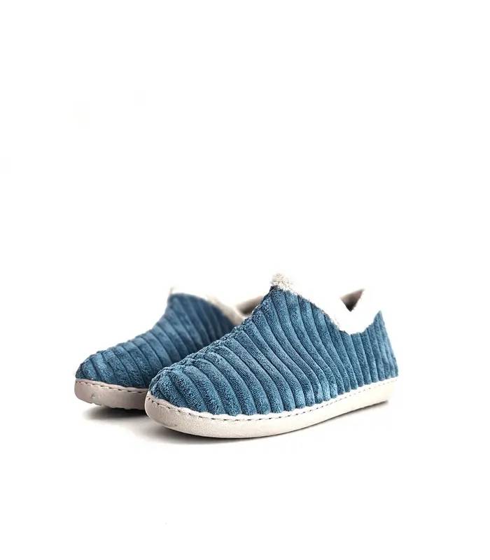zapatillas casa mujer botita azul Gema García