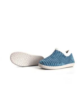 zapatillas casa mujer azul palo Gema García