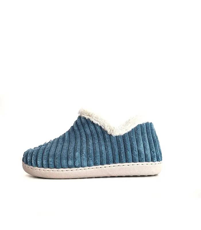 perfil zapatillas casa mujer botita azul Gema García