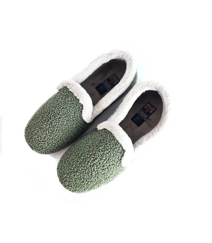 Vista superior zapatillas Gema García Viena Kaki
