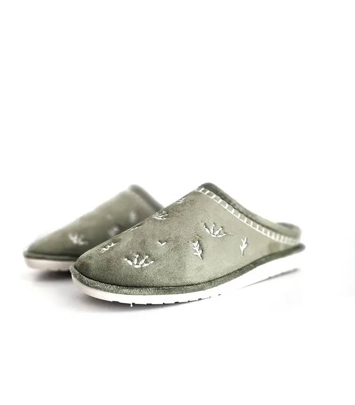 Zapatillas Gomus mujer invierno Garrido Muro verdes