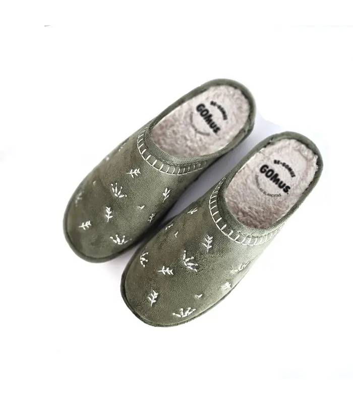 Zapatillas Garrido Muro verdes con interior cálido
