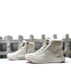 Botas Skechers waterproof mujer con cremallera lateral