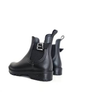 Vista trasera botines impermeables mujer Kelara