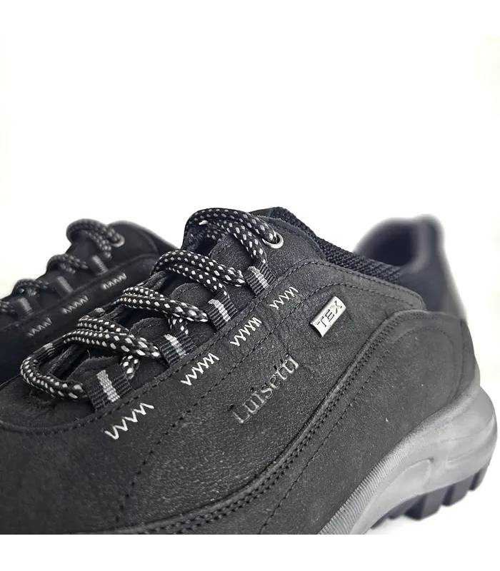 Detalle zapatos Luisetti hombre impermeables con cordones