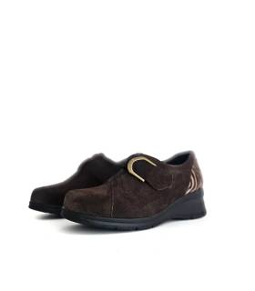 Zapato mujer horma ancha Comfort Class animal print cebra