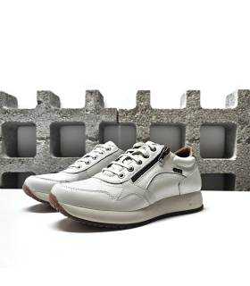 Zapatillas Kangaroos mujer impermeables color hielo detalle cremallera