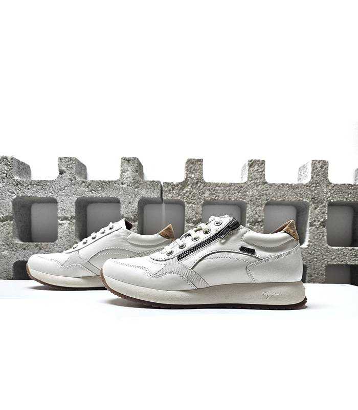 Deportivas Kangaroos mujer piel color hielo vista lateral