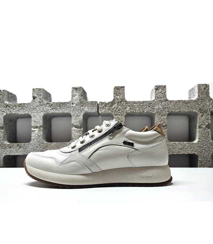 Zapatilla Kangaroos mujer hielo con cordones y cremallera
