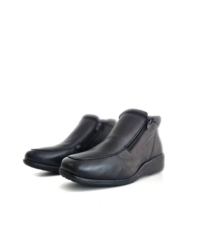 Botines Comfort Class mujer 1326 negros de piel