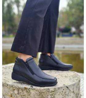 Botines Comfort Class mujer 1326 negros de piel