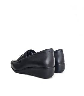 Mocasines mujer Comfort Class negros vista trasera
