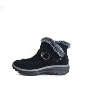 Skechers Easy Going Gentle Winter mujer negro vista lateral