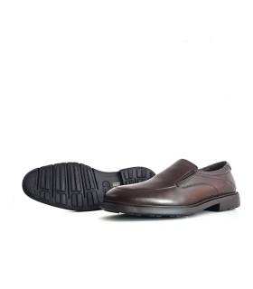Suela goma zapatos Baerchi hombre piel marrón