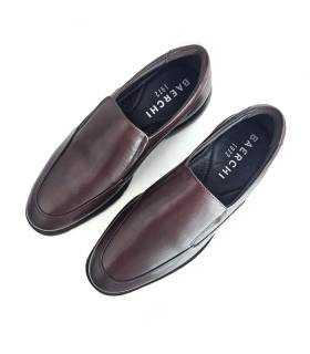 Zapatos hombre Baerchi piel marrón sin cordones